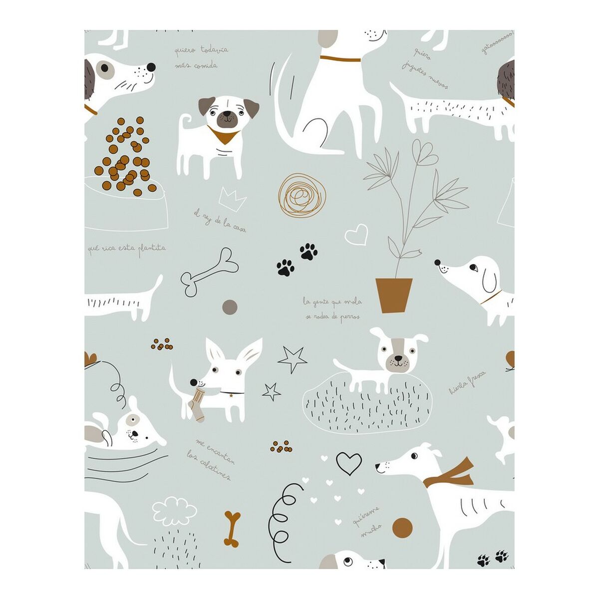 Table top sheet Panzup Dog 3 230 x 270 cm-6