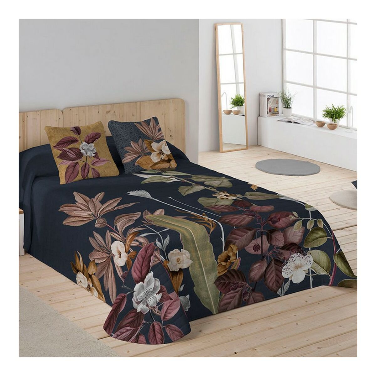 Bed cover Icehome Azalea Dark 250 x 260 cm-2