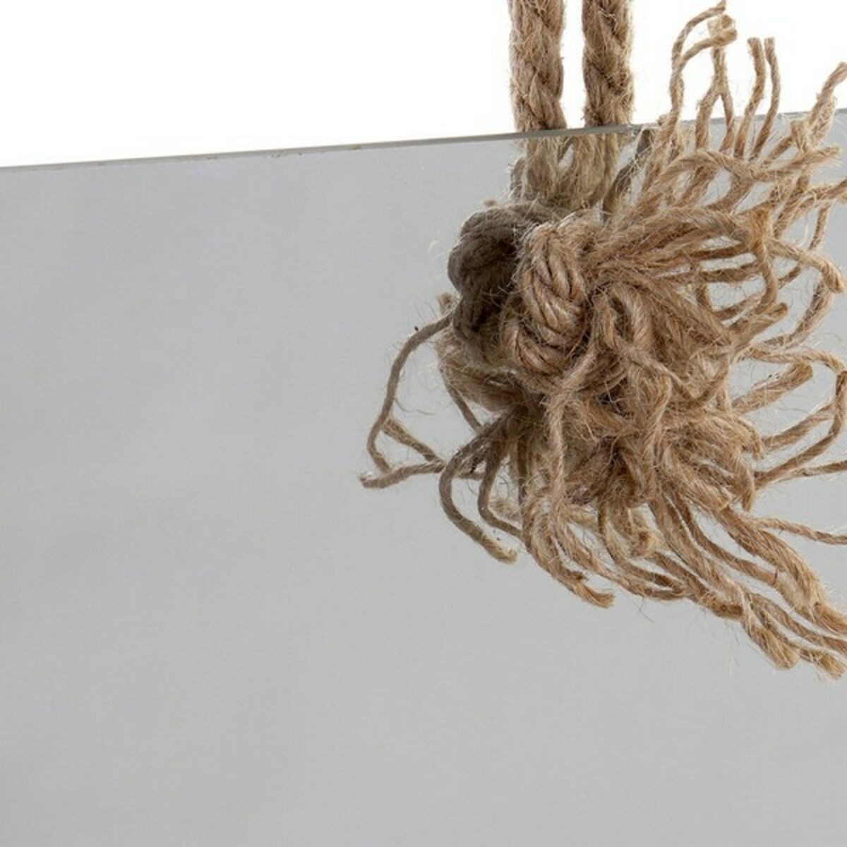 Настенное зеркало DKD Home Decor 8424001635016 Коричневый Деревянный Натуральный Колониальный бахрома 40 x 1 x 55 cm-2