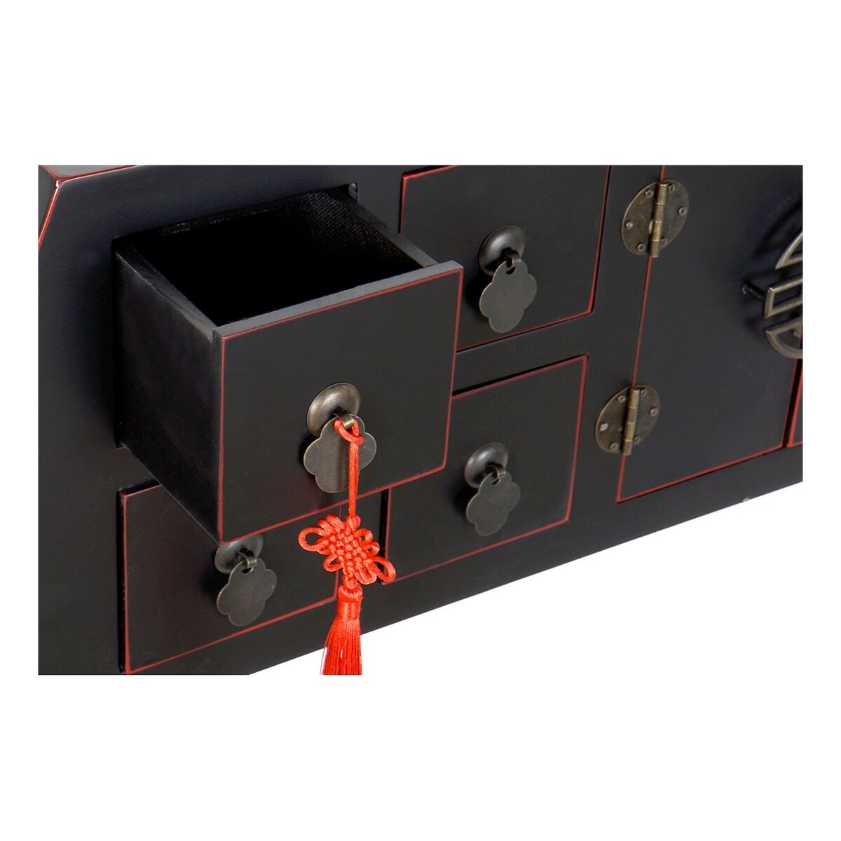 Тумба DKD Home Decor Ель Деревянный MDF (98 x 26 x 80 cm)-4