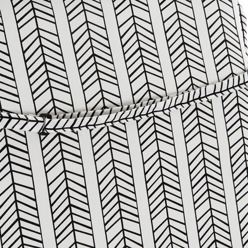 כרית כרית DKD בית עיצוב לבן שחור צבעוני 50 x 5 x 125 ס 