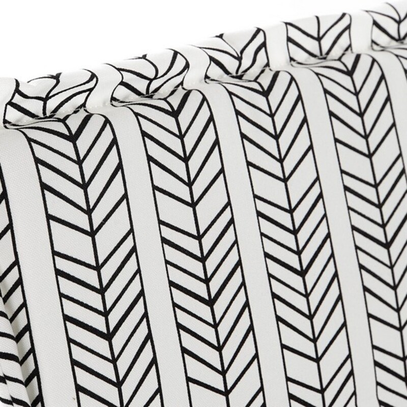 כרית כרית DKD בית עיצוב לבן שחור צבעוני 50 x 5 x 125 ס 