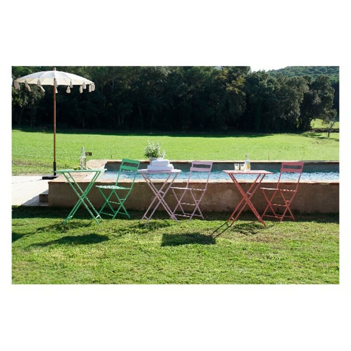 Стол и 2 стула DKD Home Decor MB-177411 60 x 60 x 75 cm (3 pcs)-4