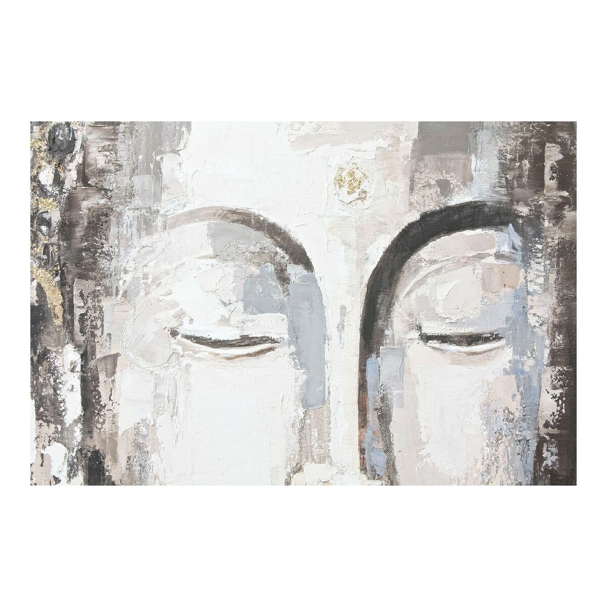 Картина DKD Home Decor CU-179192 100 x 3,8 x 100 cm Будда Восточный (2 штук)-2