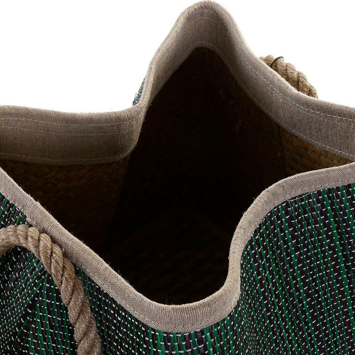 Корзина DKD Home Decor 8424001834440 Красный Коричневый Зеленый Натуральное волокно 40 x 40 x 38 cm Boho (2 штук)-3