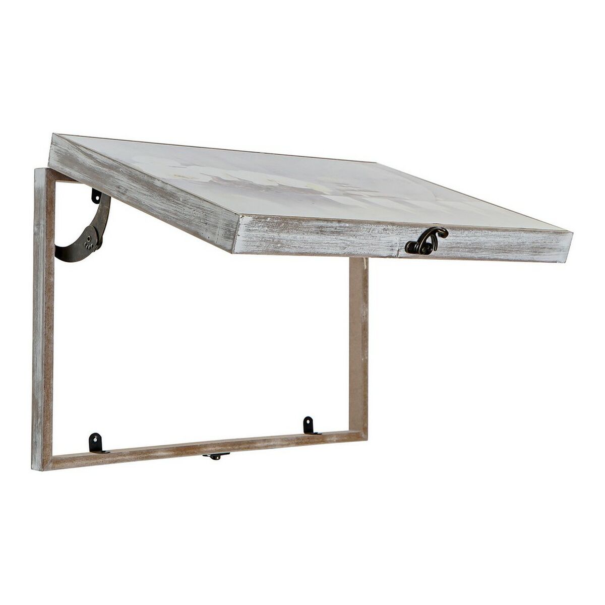 Крышки DKD Home Decor 8424001797219 бухгалтер Деревянный Деревянный MDF Разноцветный 2 штук 46 x 6 x 32 cm-2