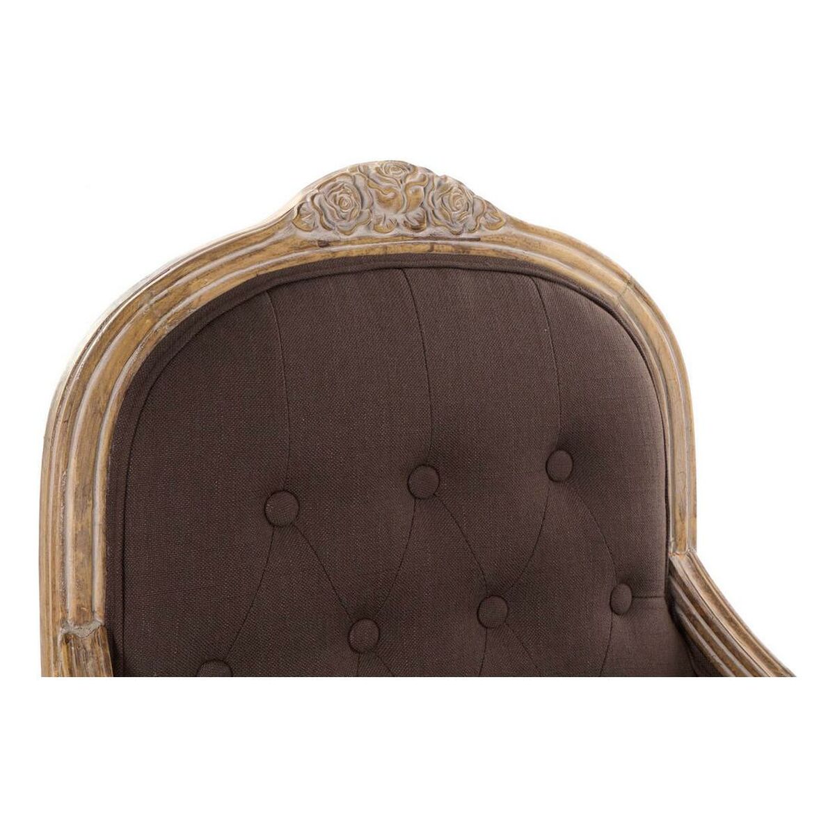 Сиденье DKD Home Decor Коричневый Натуральный Темно-коричневый древесина каучукового дерева 62 x 55 x 100 cm 63,5 x 49,5 x 102 c-5