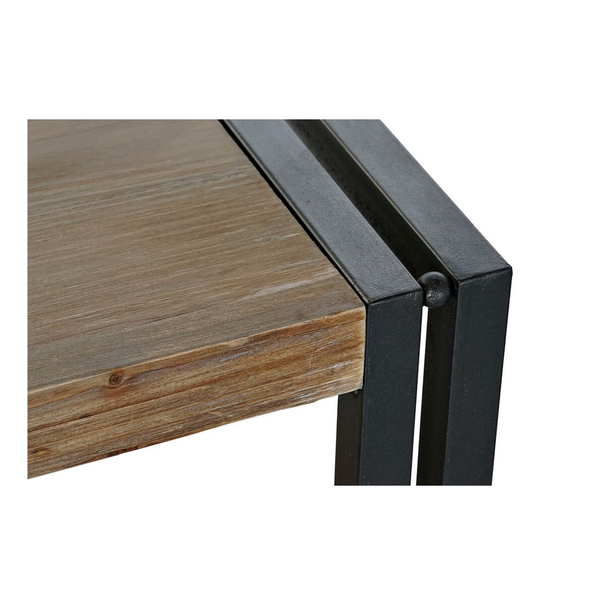TV cabinet DKD Home Decor Black Metal Spruce (145 x 40 x 86 cm)-5