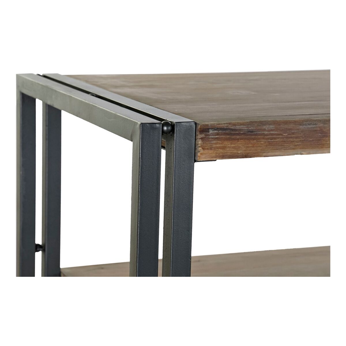 TV cabinet DKD Home Decor Black Metal Spruce (145 x 40 x 86 cm)-8