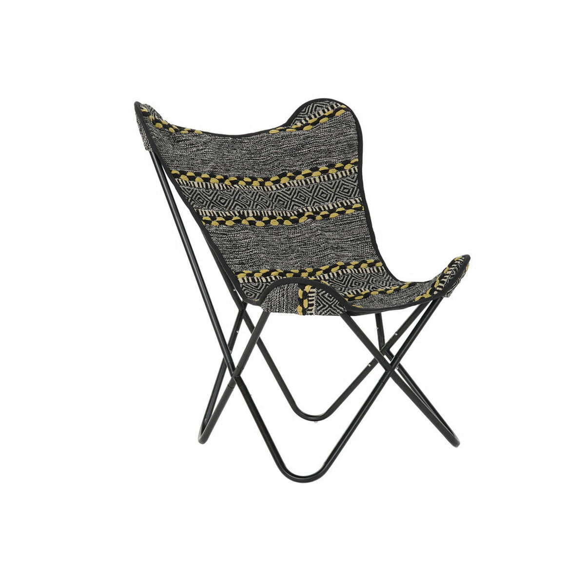 Assento DKD Home Decor Amarelo Branco Ferro Colorido 74 x 65 x 90 cm-3