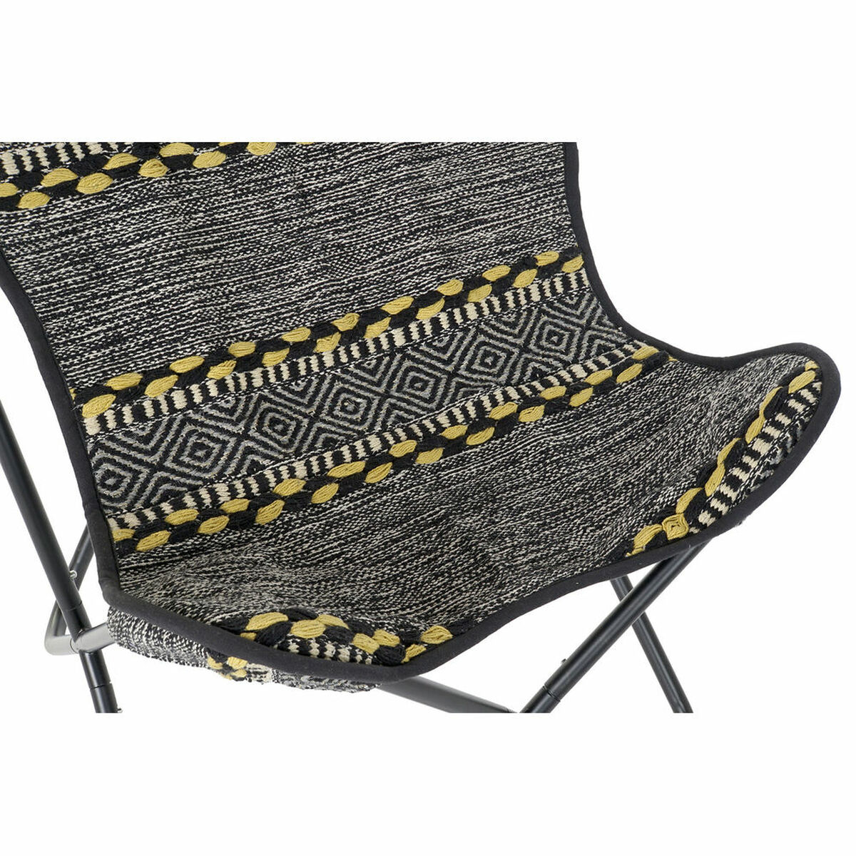 Assento DKD Home Decor Amarelo Branco Ferro Colorido 74 x 65 x 90 cm-6