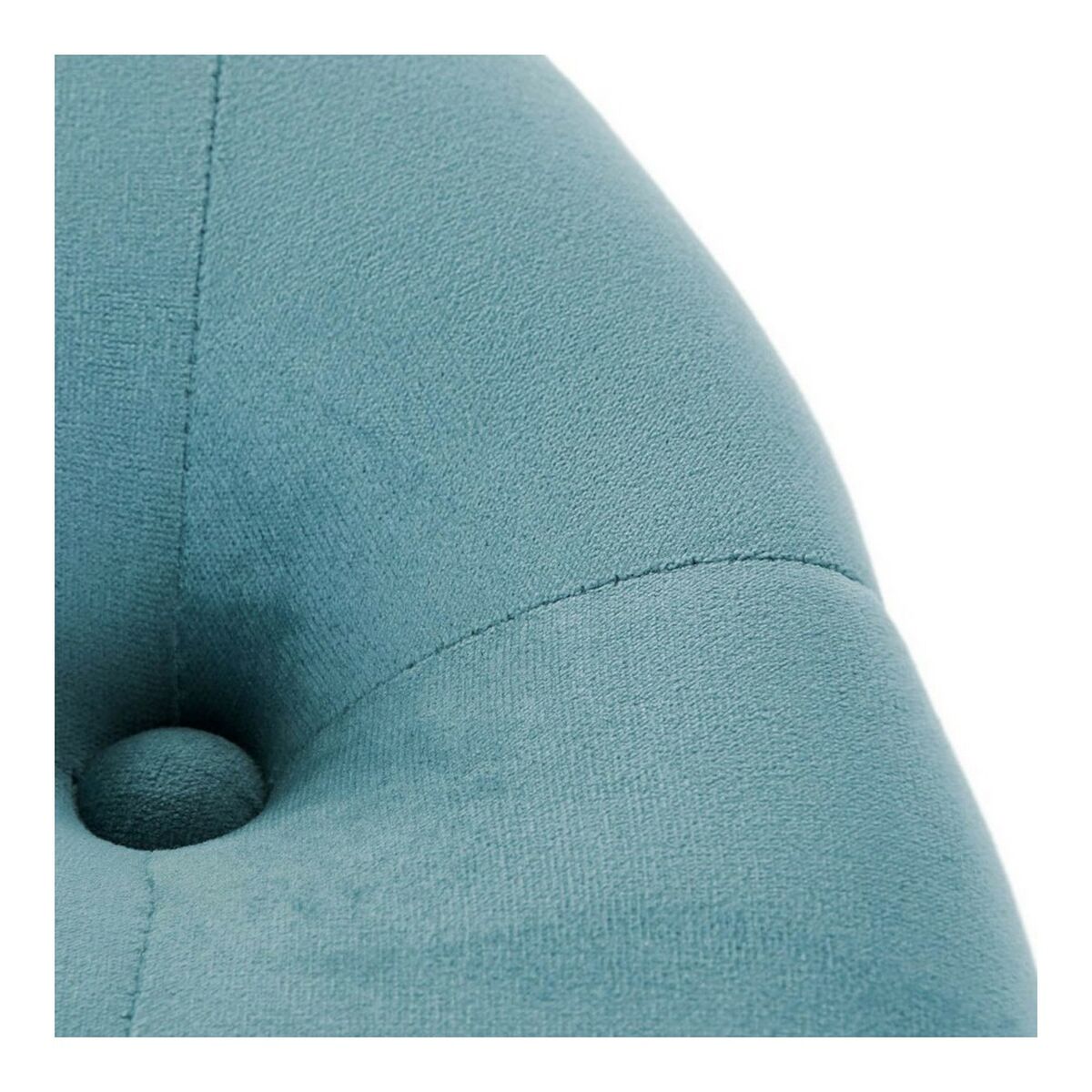 Suporte para pés DKD Home Decor Azul moderno Velvet MDF de madeira (2 pcs)-2