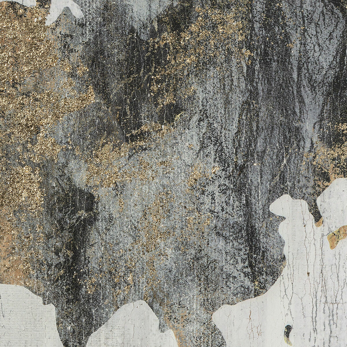 Картина DKD Home Decor 120 x 4 x 90 cm Loft Карта Мира (2 штук)-2