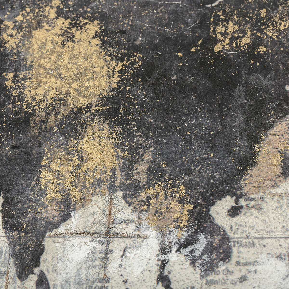 Картина DKD Home Decor 120 x 4 x 90 cm Loft Карта Мира (2 штук)-3