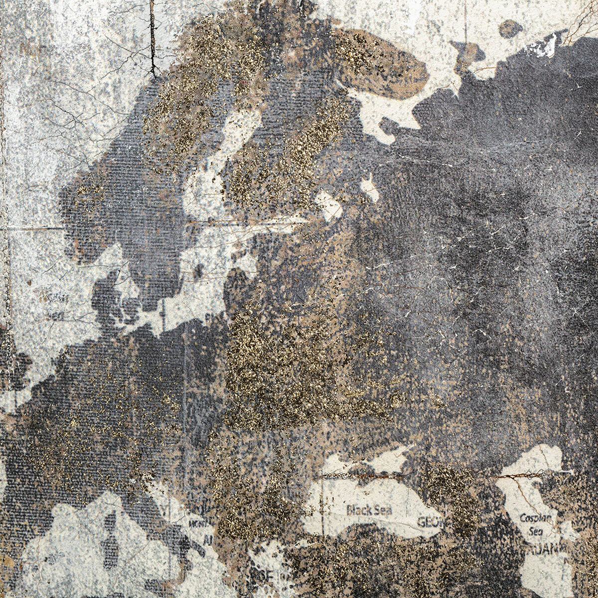 Картина DKD Home Decor 120 x 4 x 90 cm Loft Карта Мира (2 штук)-4