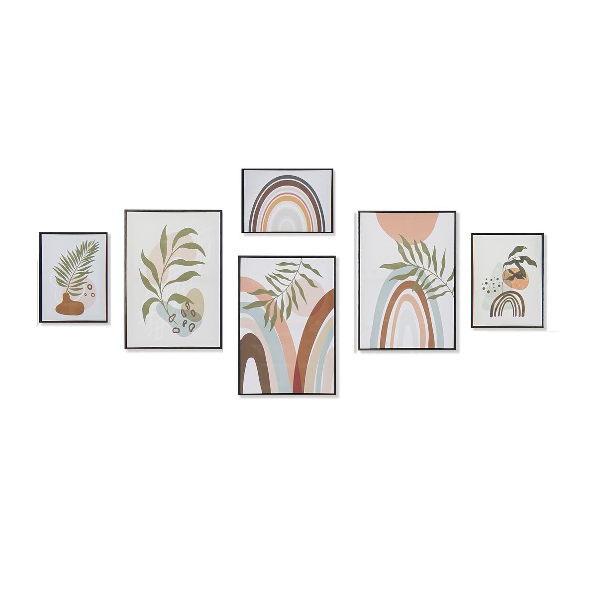 Quadro DKD Home Decor Foglio di pianta (40 x 2,8 x 60 cm)