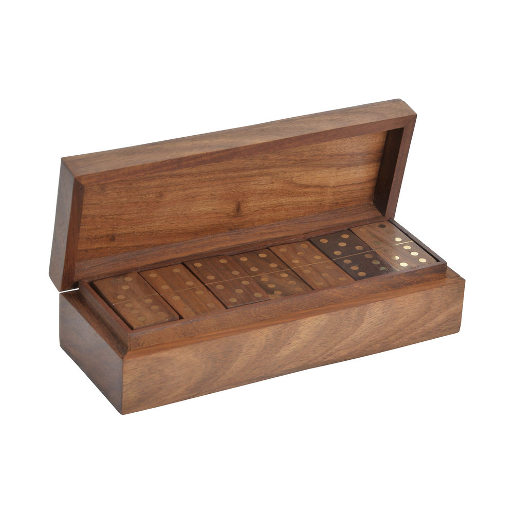 Domino DKD Home Decor Marrone Oro Ottone 20 x 7,5 x 5 cm