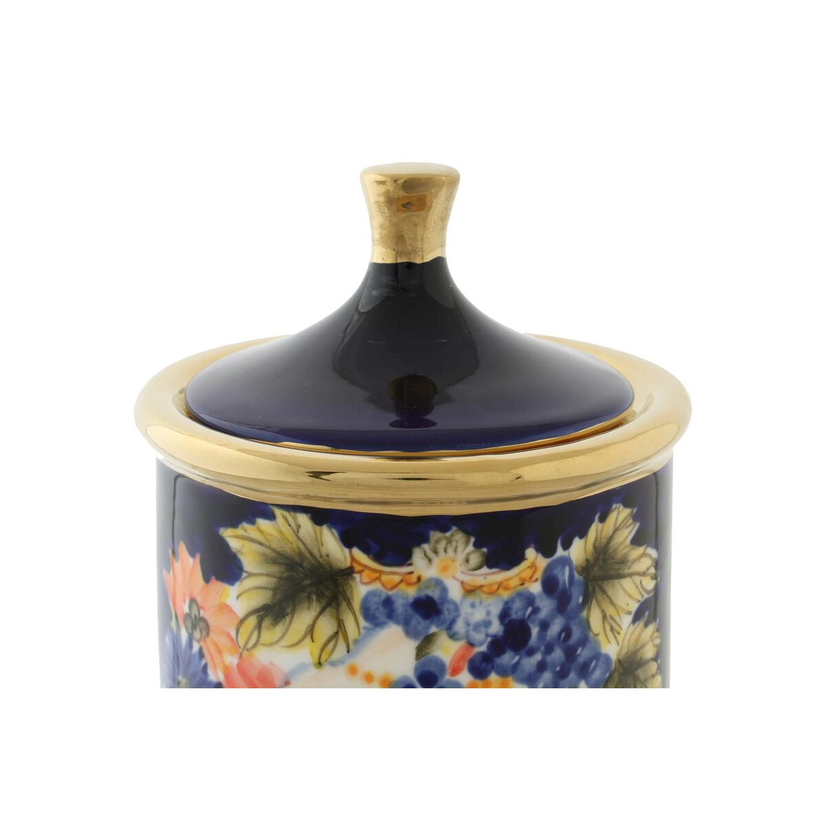 Jug DKD Home Decor Face Porcelain Blue 11 x 11 x 25 cm Multicolored-2