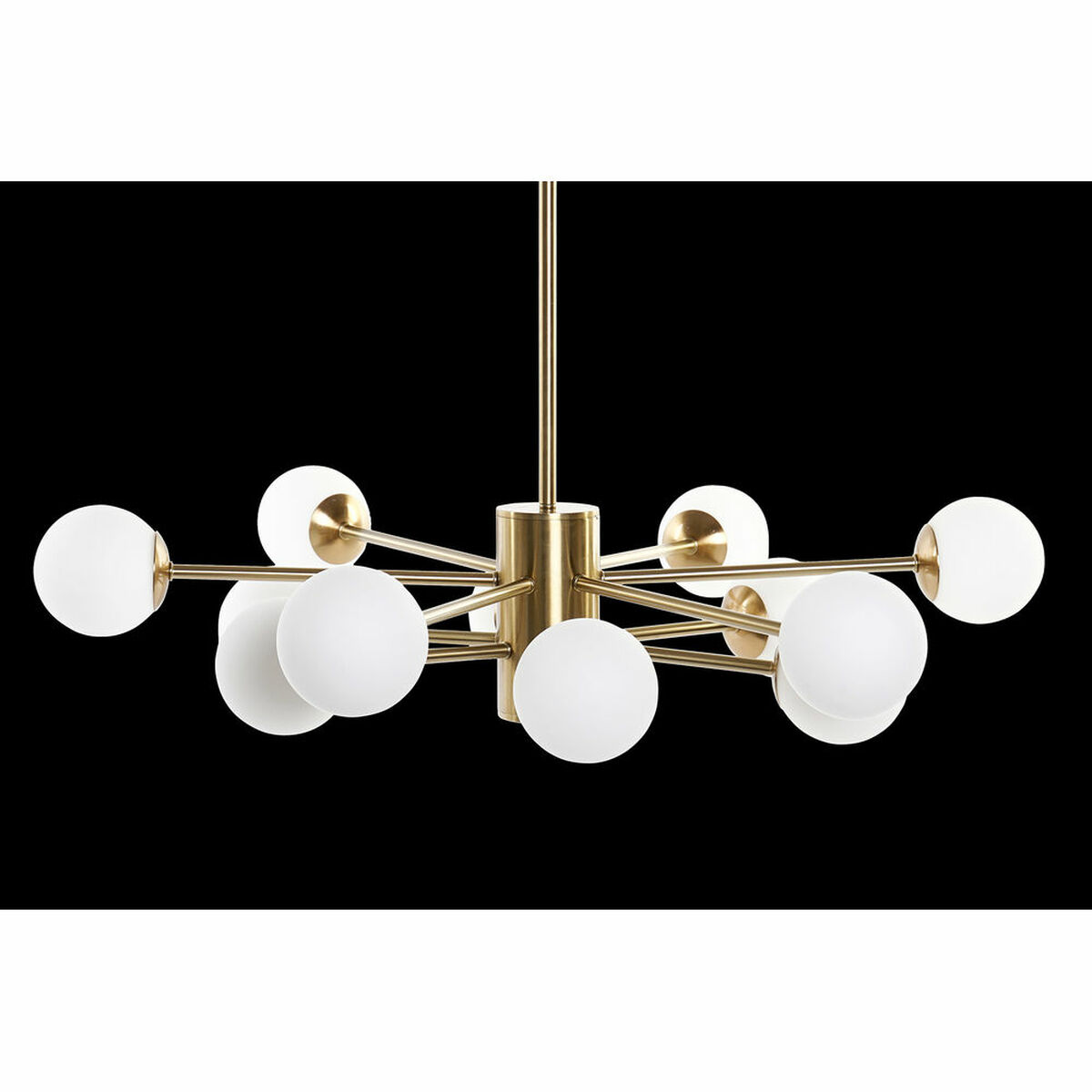 Ceiling lamp DKD Home Decor Metal Glass Gilded (94 x 94 x 145 cm)-2