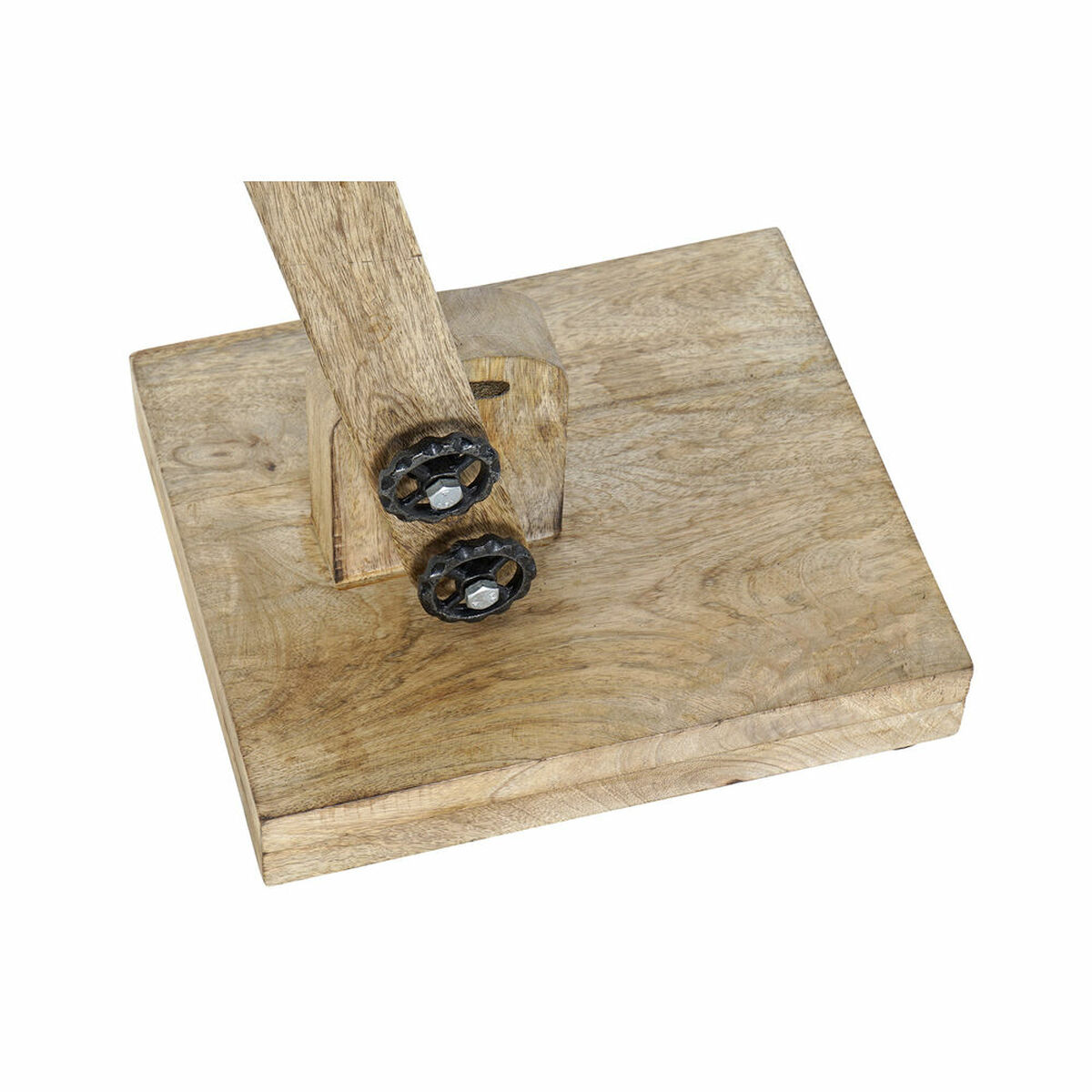 Напольный светильник DKD Home Decor 30 x 87 x 153 cm Натуральный Чёрный Металл Деревянный Железо 220 V 25 W-5