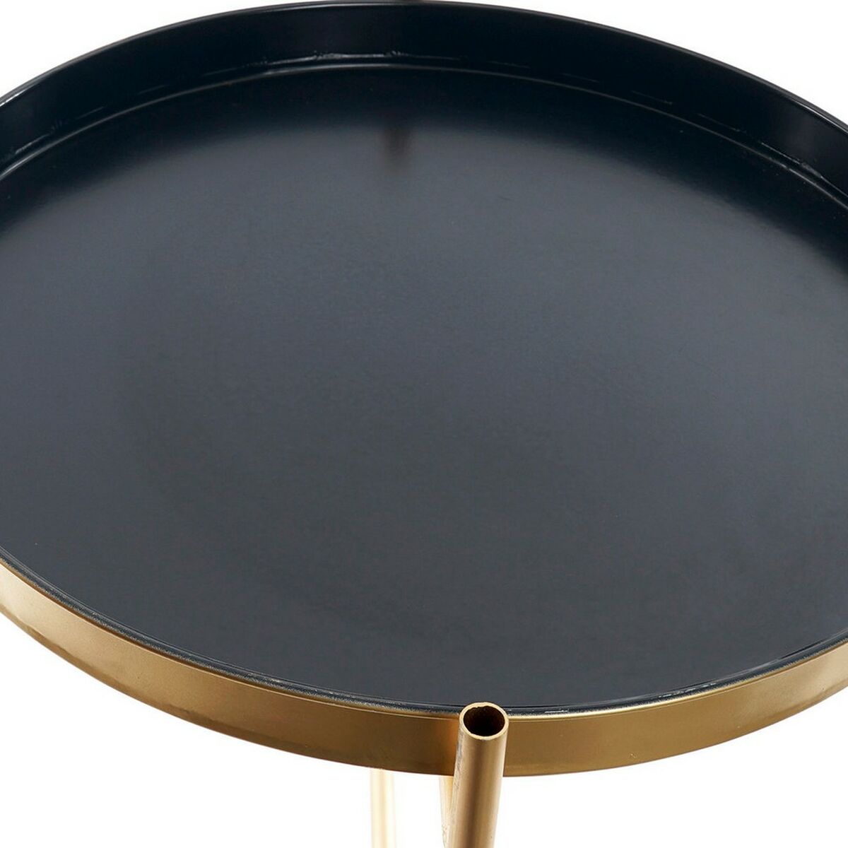 Вспомогательный стол DKD Home Decor Позолоченный Металл Тёмно Синий (40 x 40 x 50 cm)-3