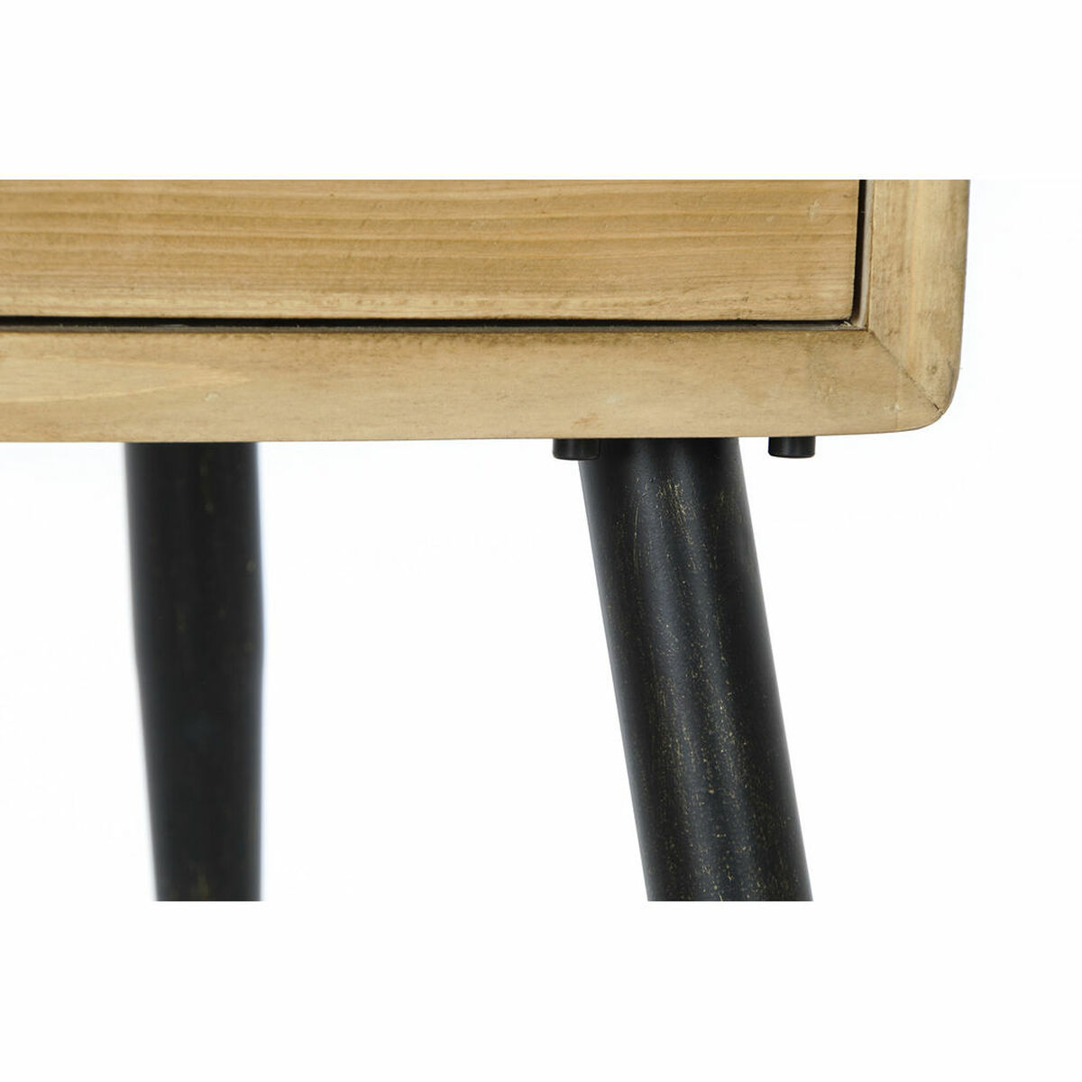 Auxiliary table DKD Home Decor Brown Black Metal Spruce 100 x 50 x 52.5 cm-4