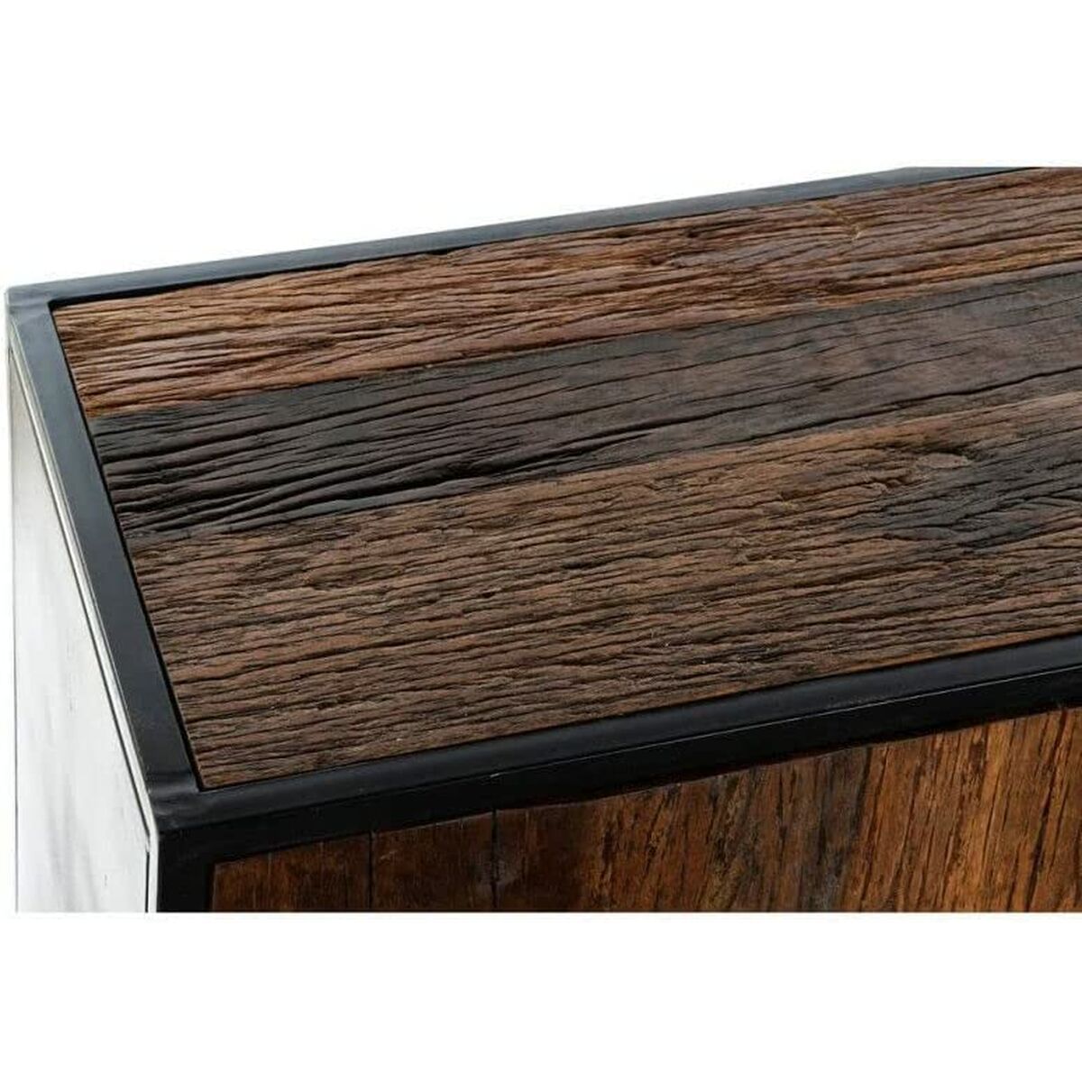 Gerät DKD Home Decor Holz Metall Holz Mango (140 x 43 x 91 cm)-2