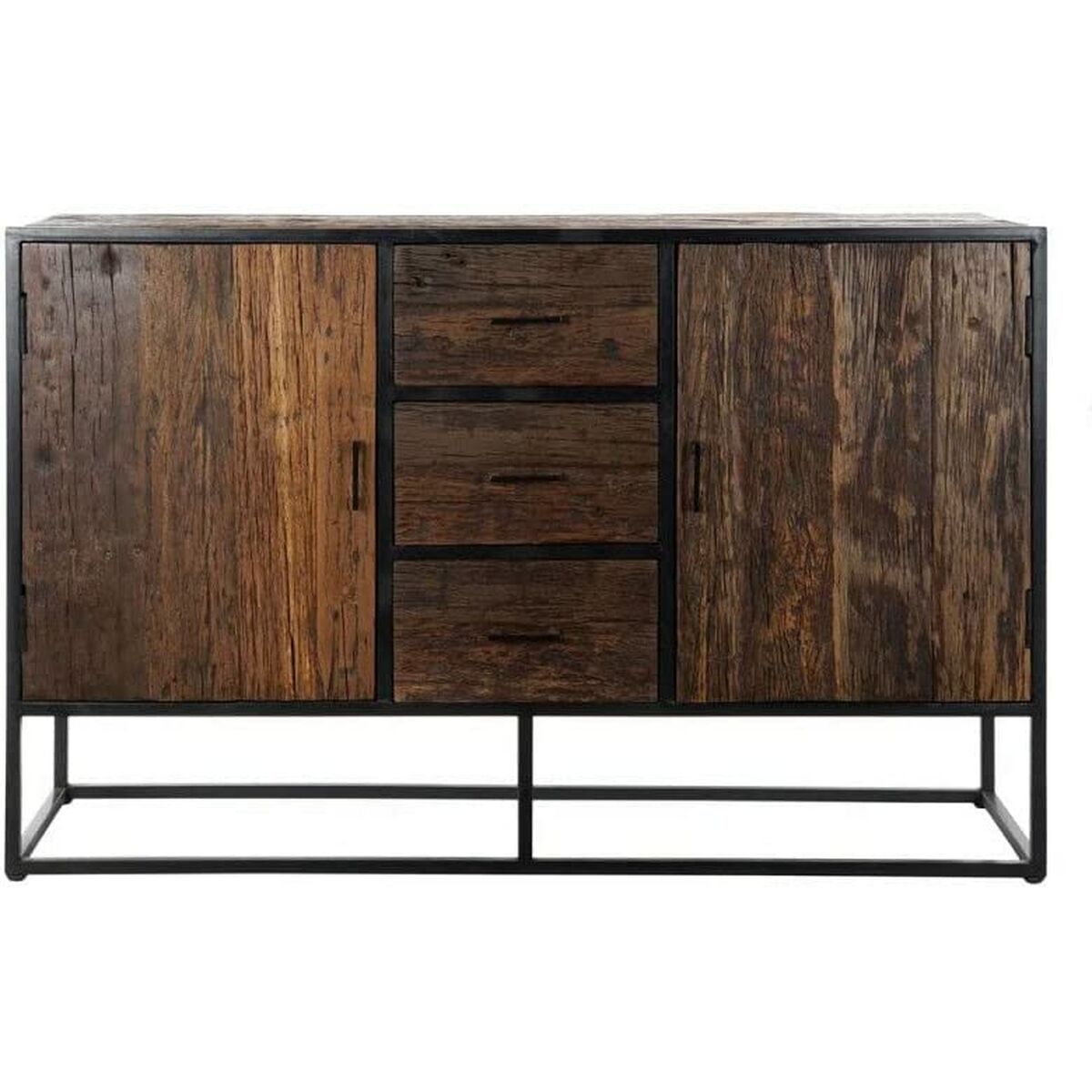 Gerät DKD Home Decor Holz Metall Holz Mango (140 x 43 x 91 cm)-3