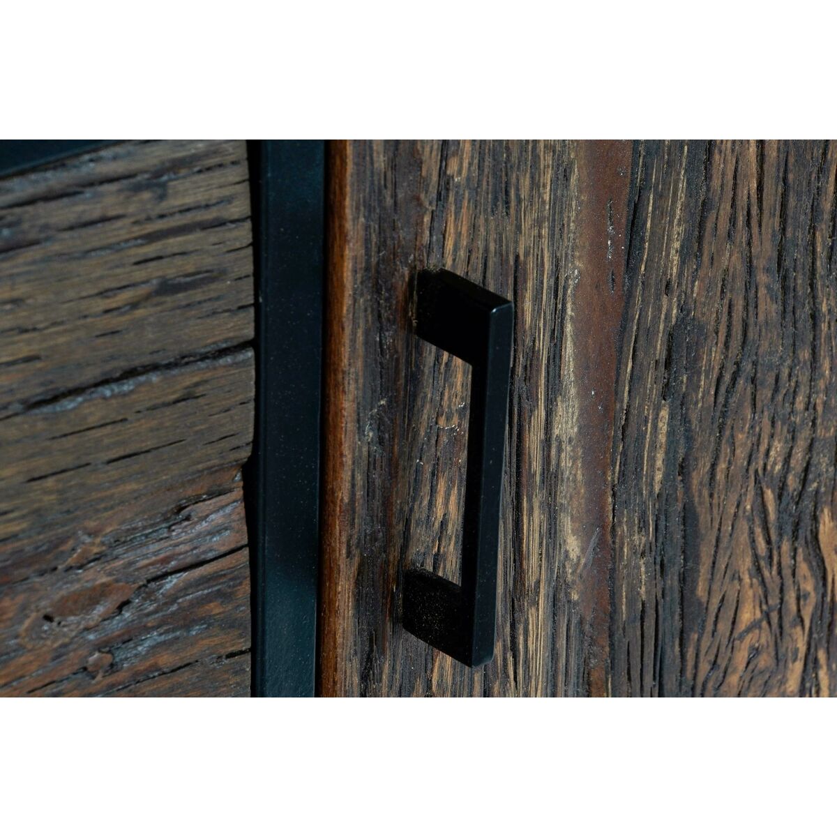 Gerät DKD Home Decor Holz Metall Holz Mango (140 x 43 x 91 cm)-5