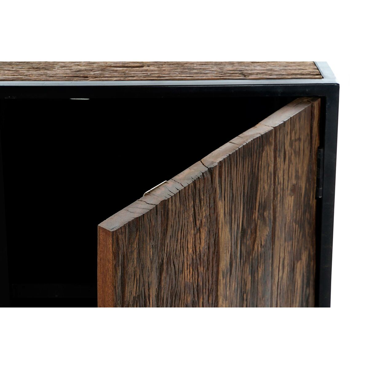 Gerät DKD Home Decor Holz Metall Holz Mango (140 x 43 x 91 cm)-8