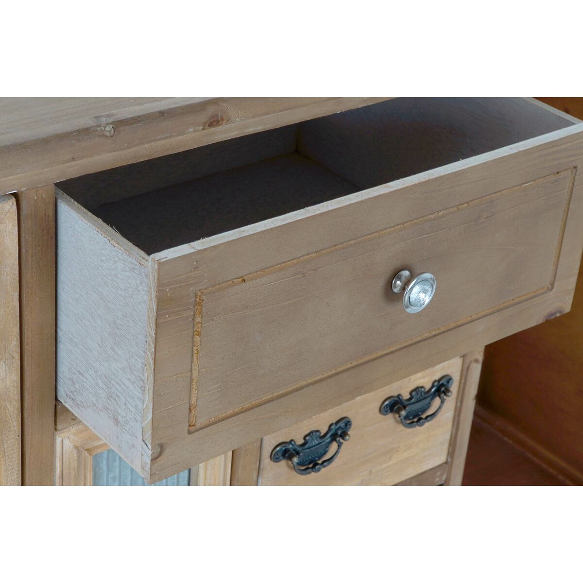 Устройство DKD Home Decor   Коричневый Чёрный Серый Натуральный Деревянный Металл 116 x 35 x 82 cm-5