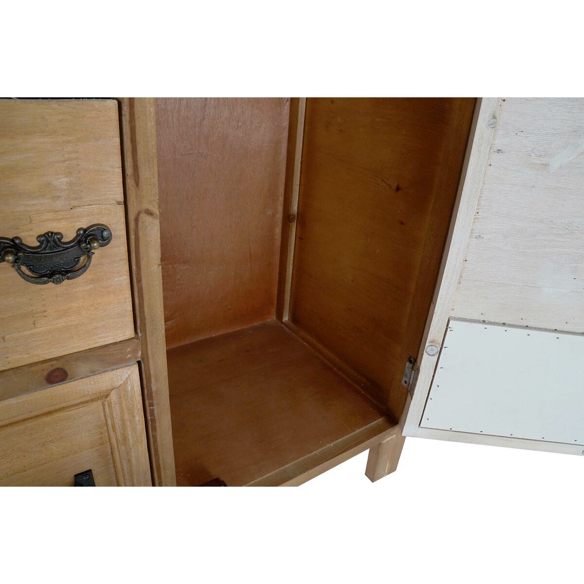 Устройство DKD Home Decor   Коричневый Чёрный Серый Натуральный Деревянный Металл 116 x 35 x 82 cm-6