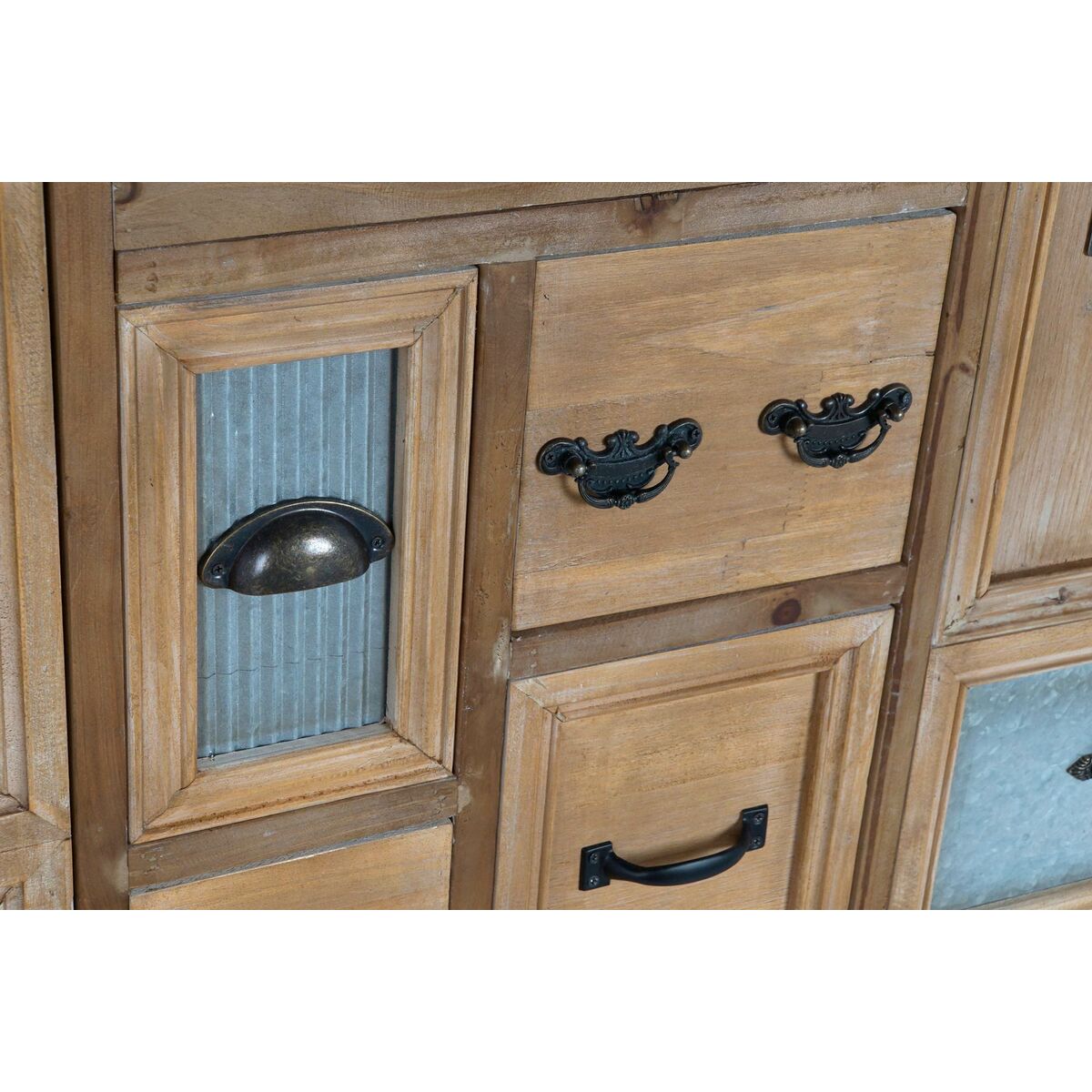 Устройство DKD Home Decor   Коричневый Чёрный Серый Натуральный Деревянный Металл 116 x 35 x 82 cm-7