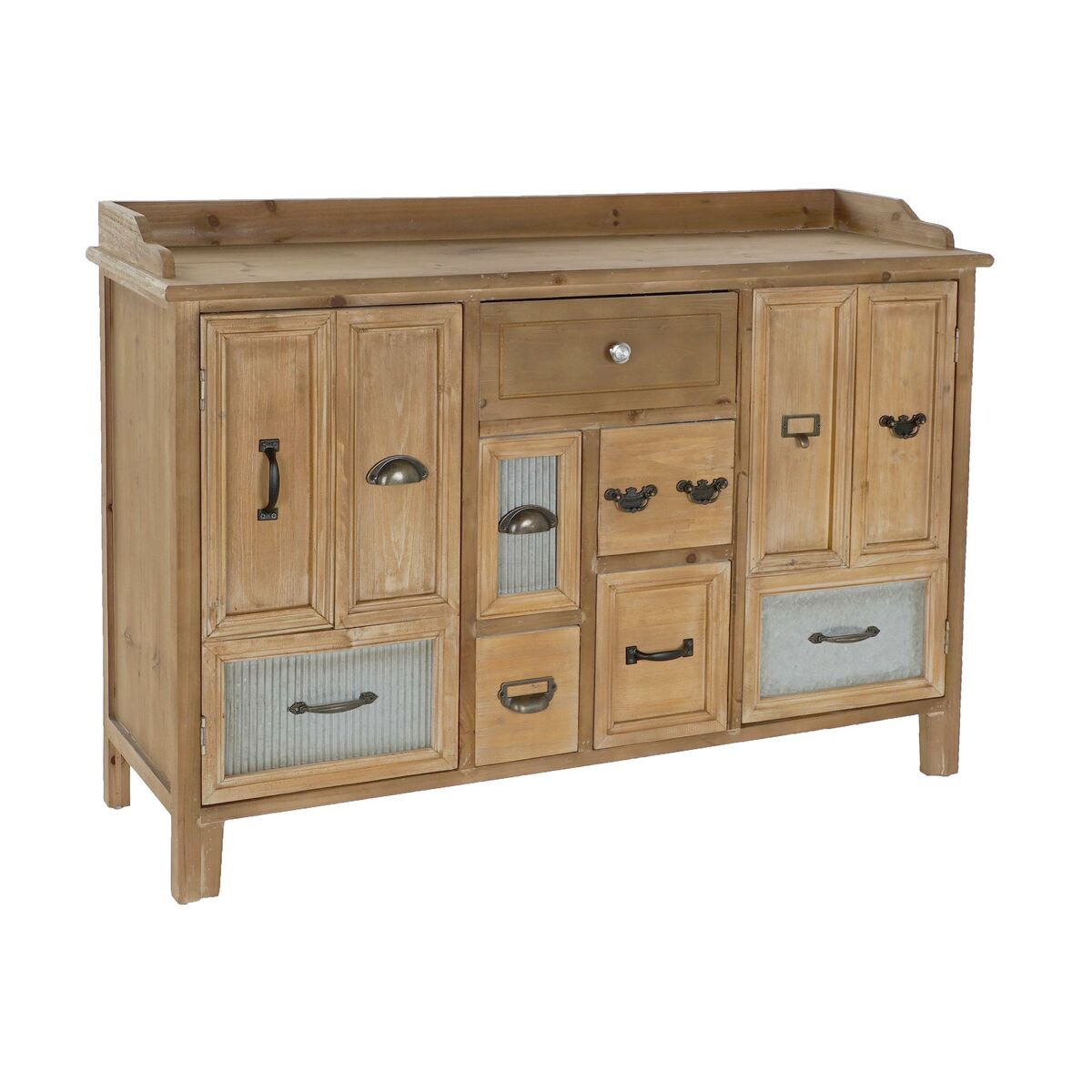 Устройство DKD Home Decor   Коричневый Чёрный Серый Натуральный Деревянный Металл 116 x 35 x 82 cm-8