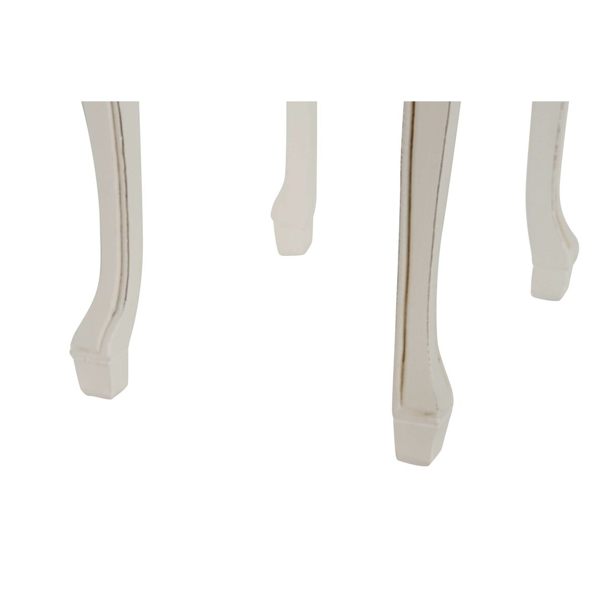 Набор из трех столиков DKD Home Decor Белый Коричневый 60 x 40 x 66 cm-4