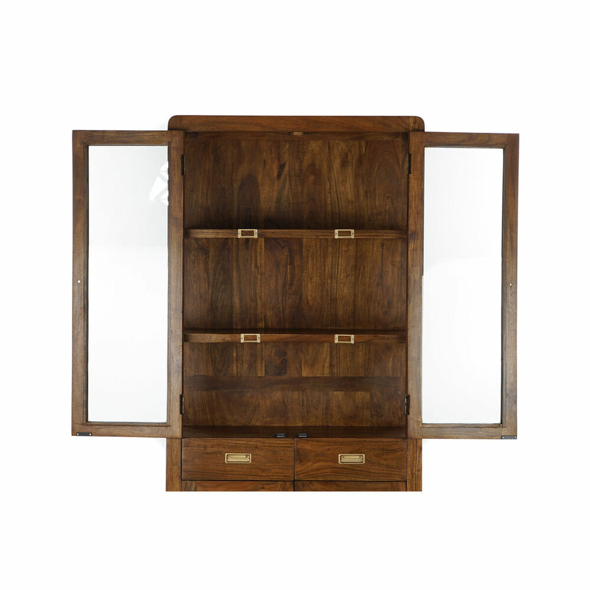 Display-stand DKD Home Decor 85 x 42 x 190 cm Legno marrone dorato acacia-4