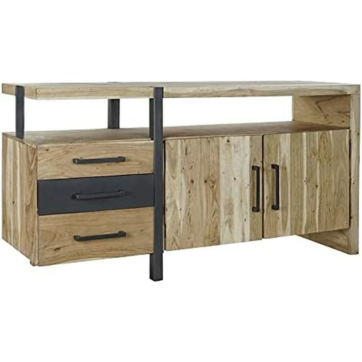 Appareil DKD Home Decor Métal Bois d'acacia (170 x 54 x 90 cm)-2