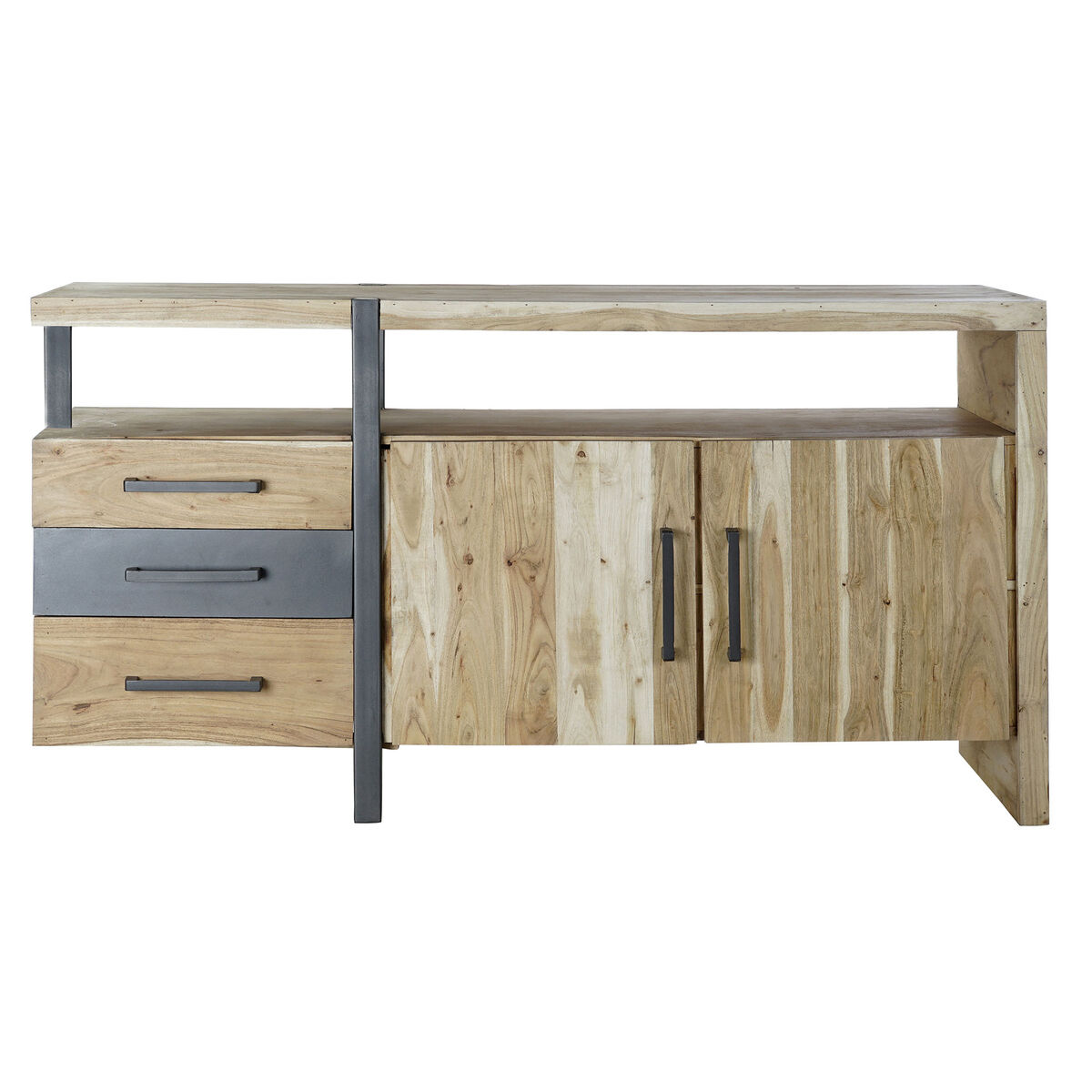 Appareil DKD Home Decor Métal Bois d'acacia (170 x 54 x 90 cm)-3