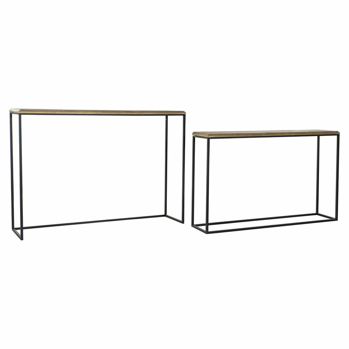 Тумба DKD Home Decor Металл Шырша (2 pcs) (110 x 25 x 68 cm) (120 x 30 x 85 cm)