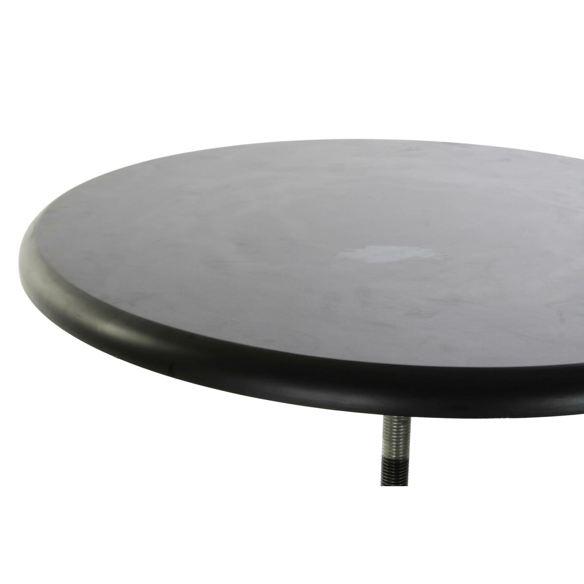 Көмекші үстел DKD Home Decor 8424001831456 60 x 60 x 105 cm Табиғи Қара Металл Ағаш