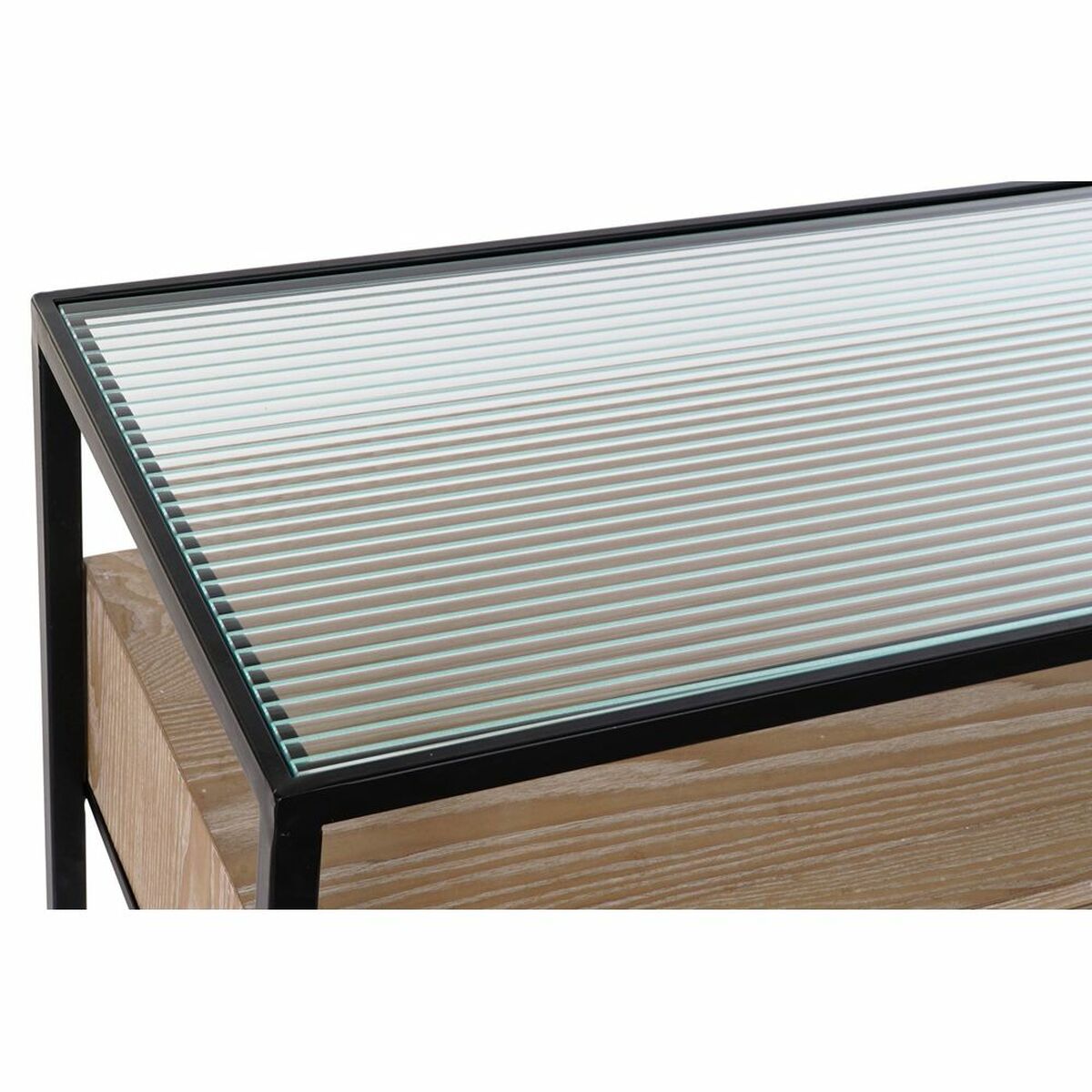 Тумба DKD Home Decor Чёрный Деревянный Металл (100 x 38 x 80 cm)-2