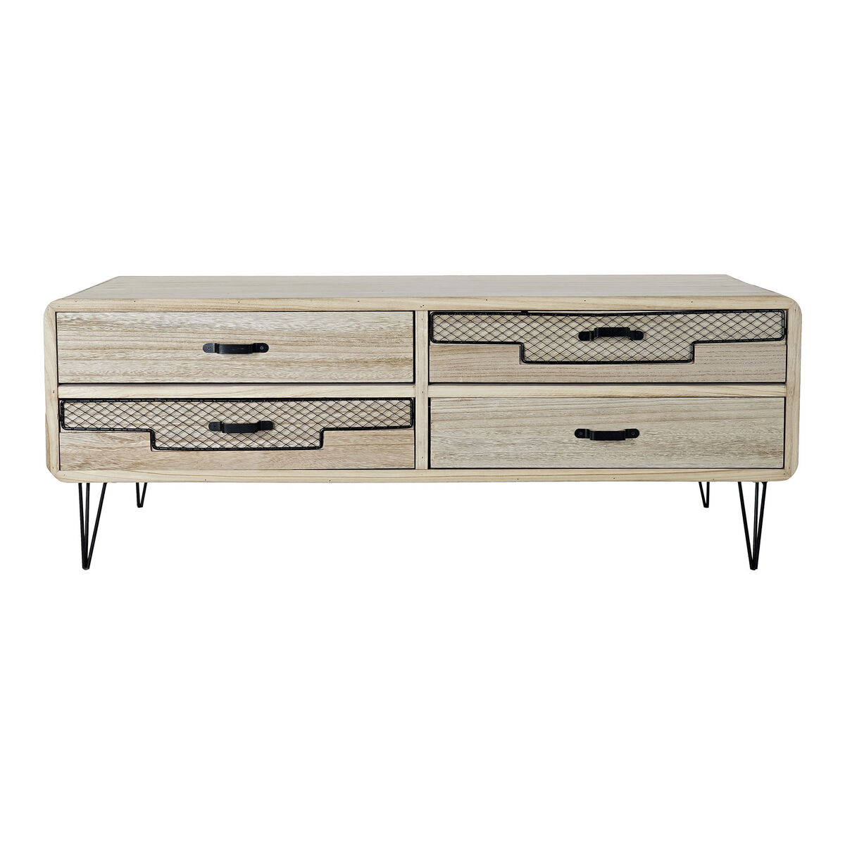 Armadio TV DKD Home Decor Metallo Legno Pavone (115 x 61 x 43 cm)-4