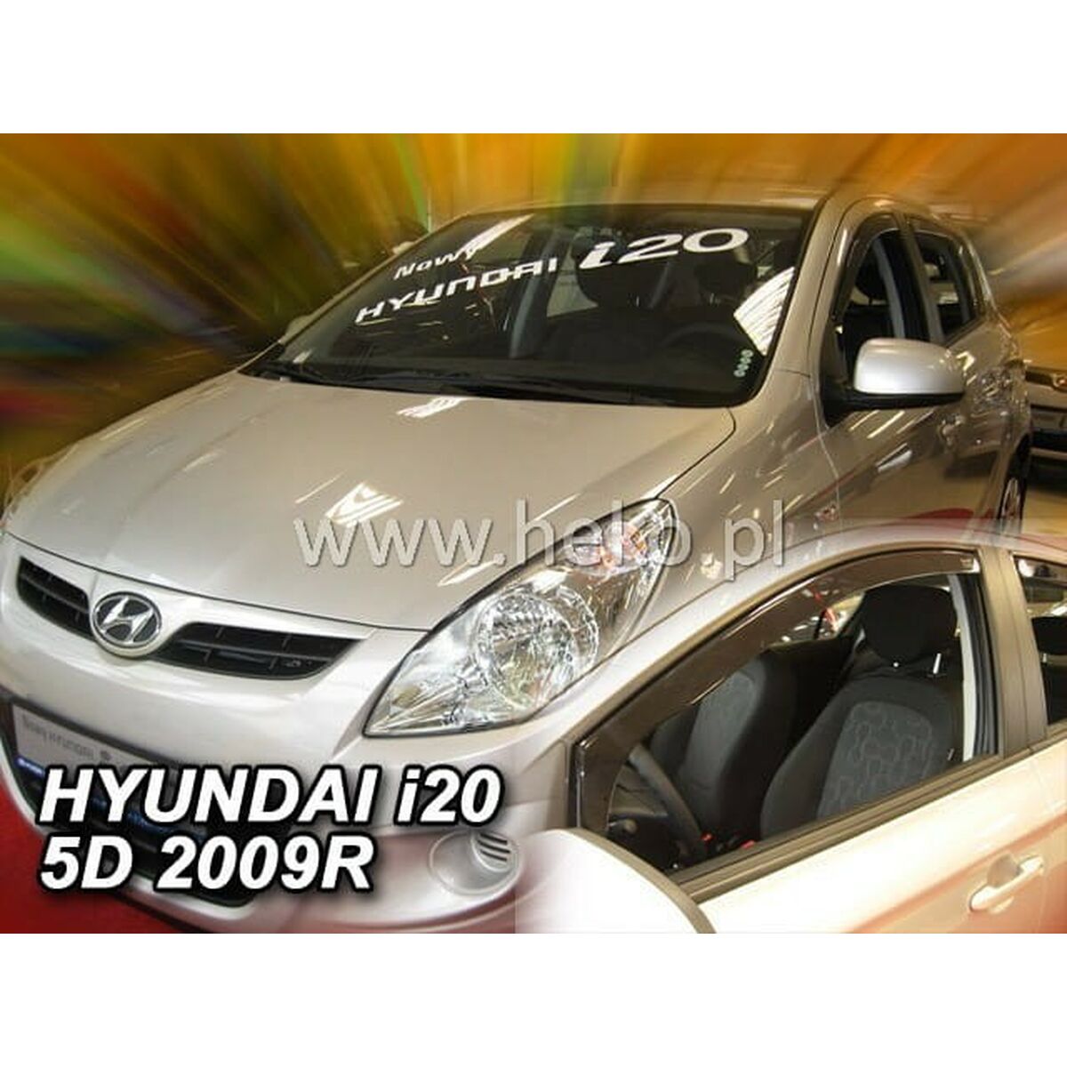 Wind deflector HEKO HO17258 Front 2 pieces-2