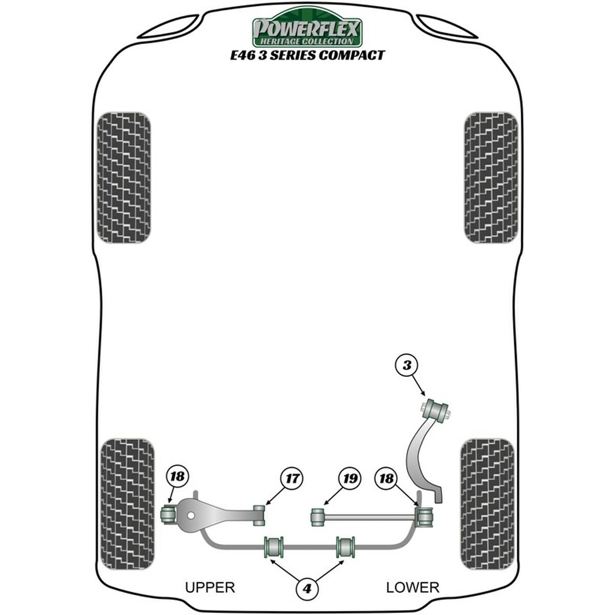 Silentblock Powerflex PFR5-4626 задняя (1 штук)-4