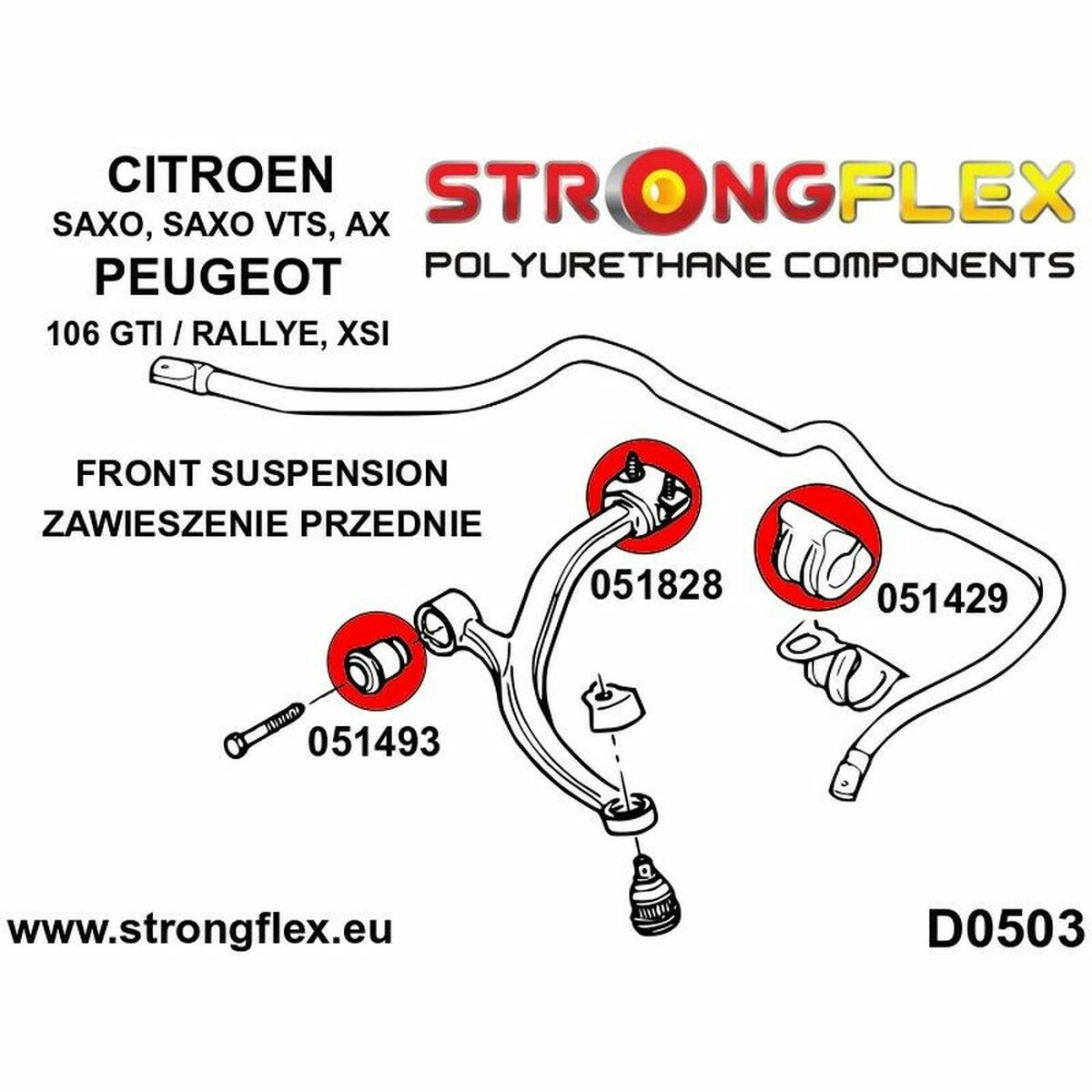 Silentblock Strongflex STF051828BX2 (2 pcs)-2