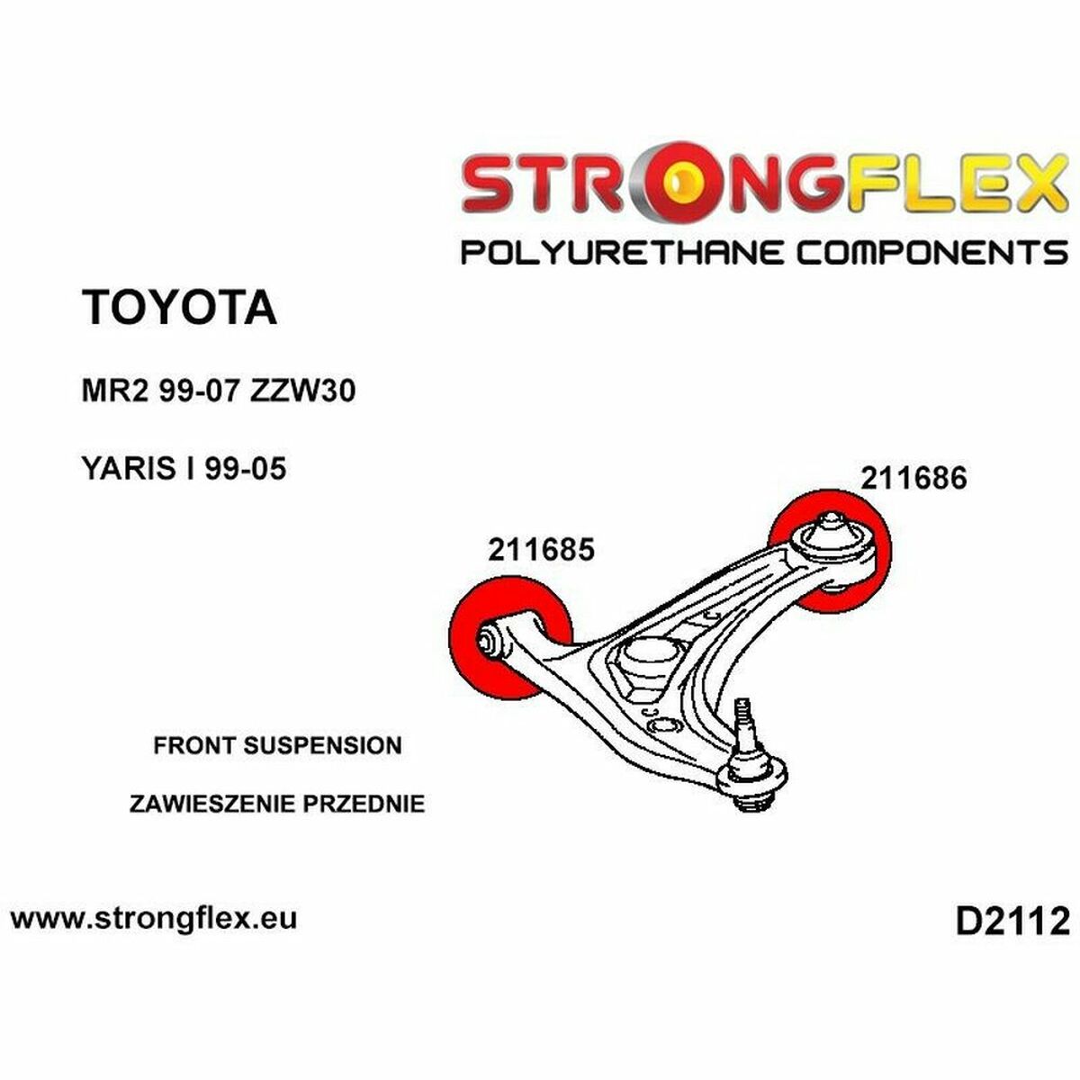 Silentblock Strongflex STF211686BX2 (2 pcs)-2