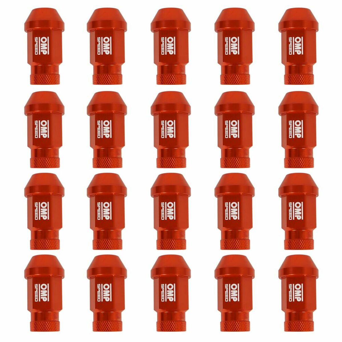 Set Nuts OMP Orange 40 mm 20 pcs M12 x 1.50-2