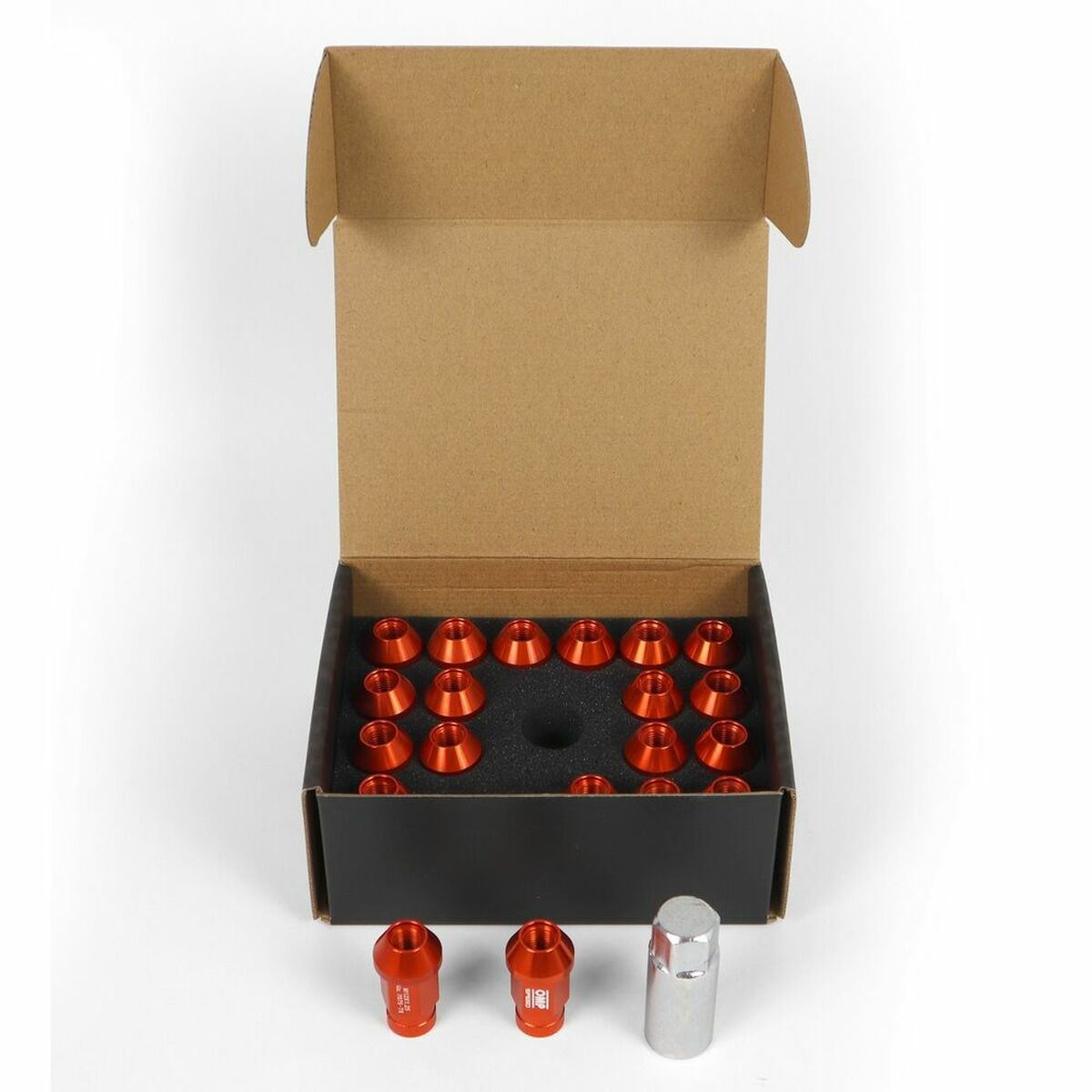 Set Nuts OMP Orange 40 mm 20 pcs M12 x 1.50-3