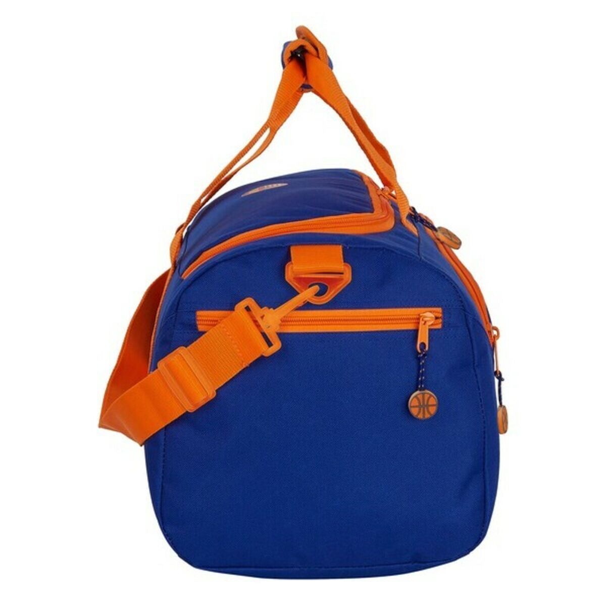 Спортивная сумка Valencia Basket Синий Оранжевый (50 x 25 x 25 cm)-2