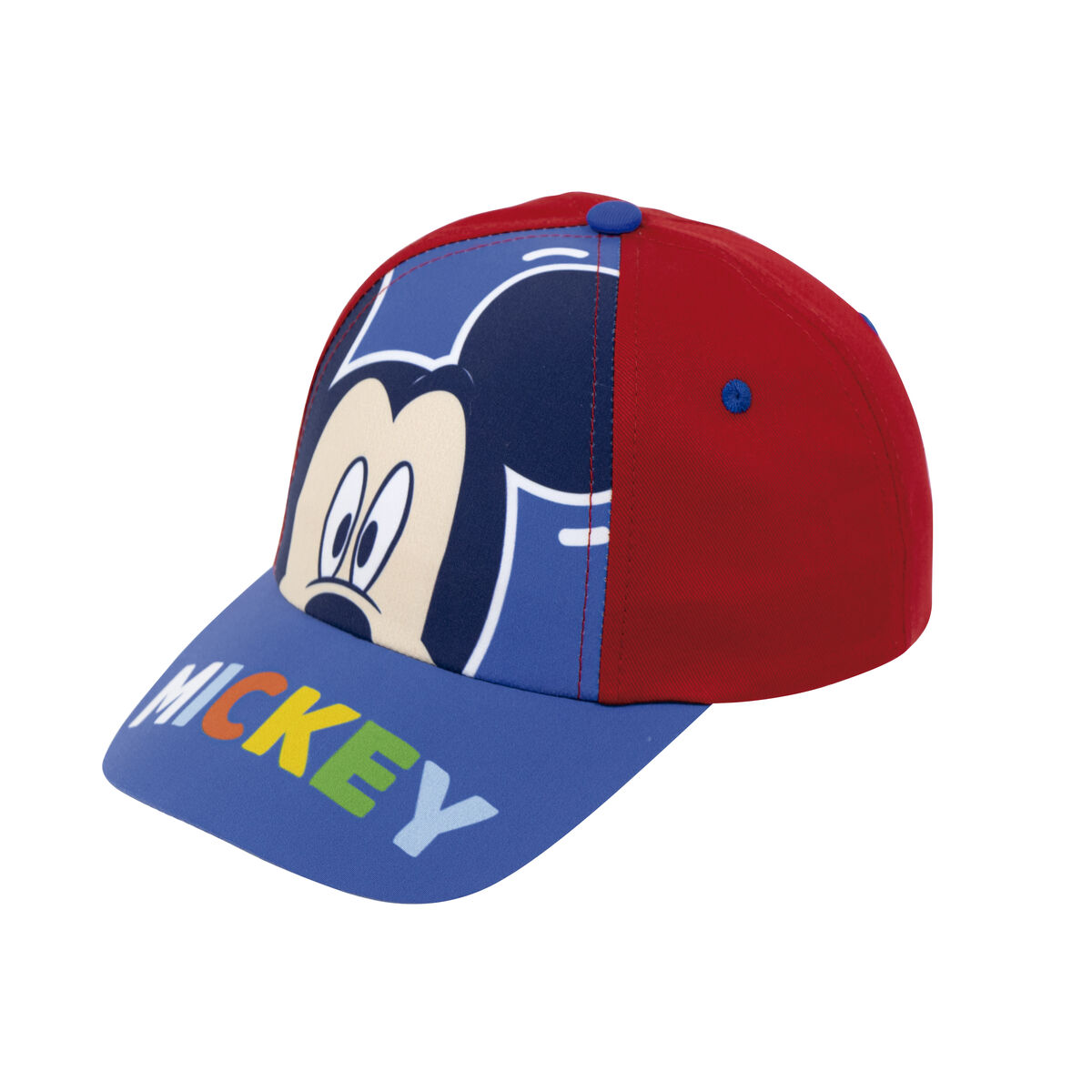 Детская кепка Mickey Mouse Happy smiles Синий Красный (48-51 cm)-3